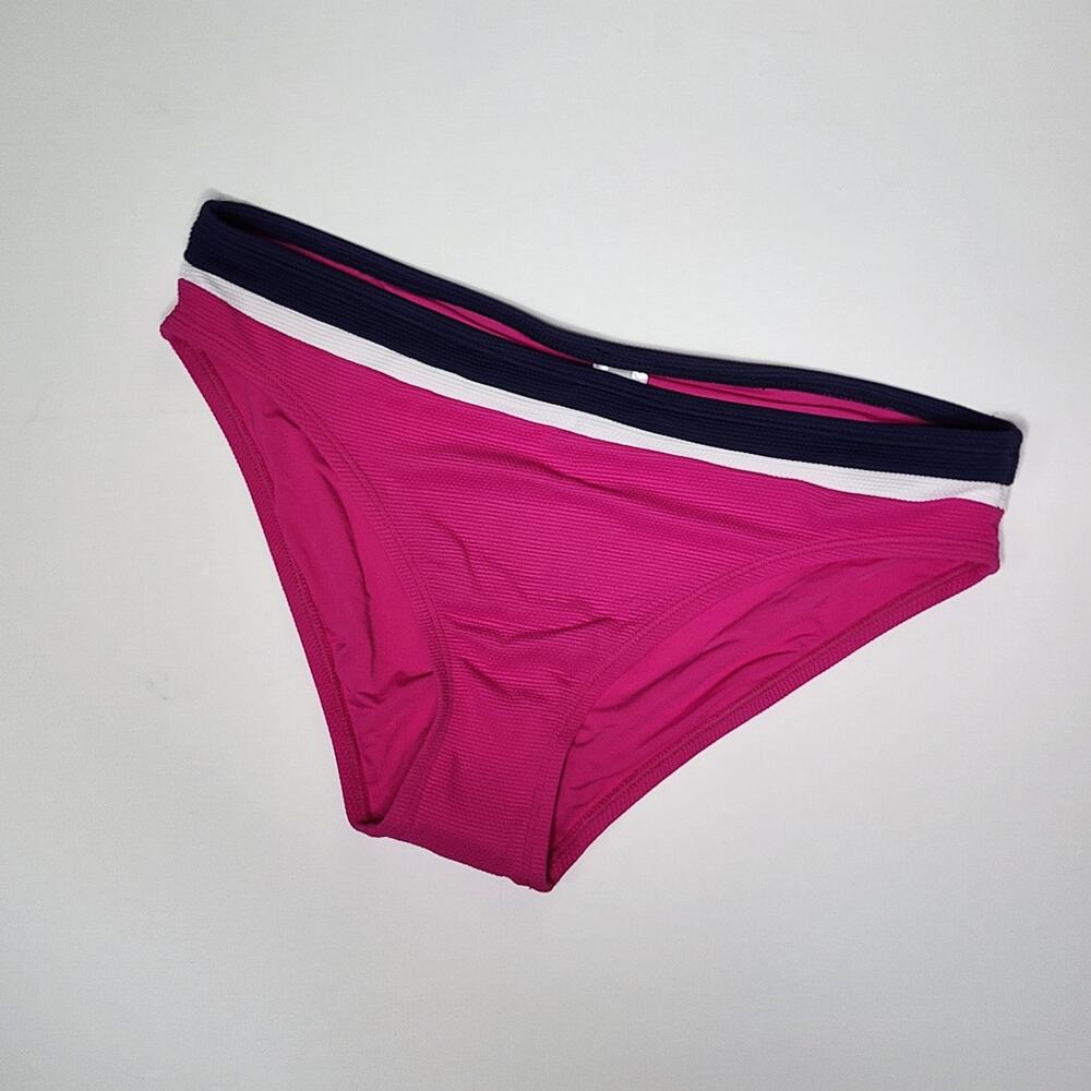 Tommy Bahama Pink Island Cays Color Block Hipster Bikini Bottoms Size Medium